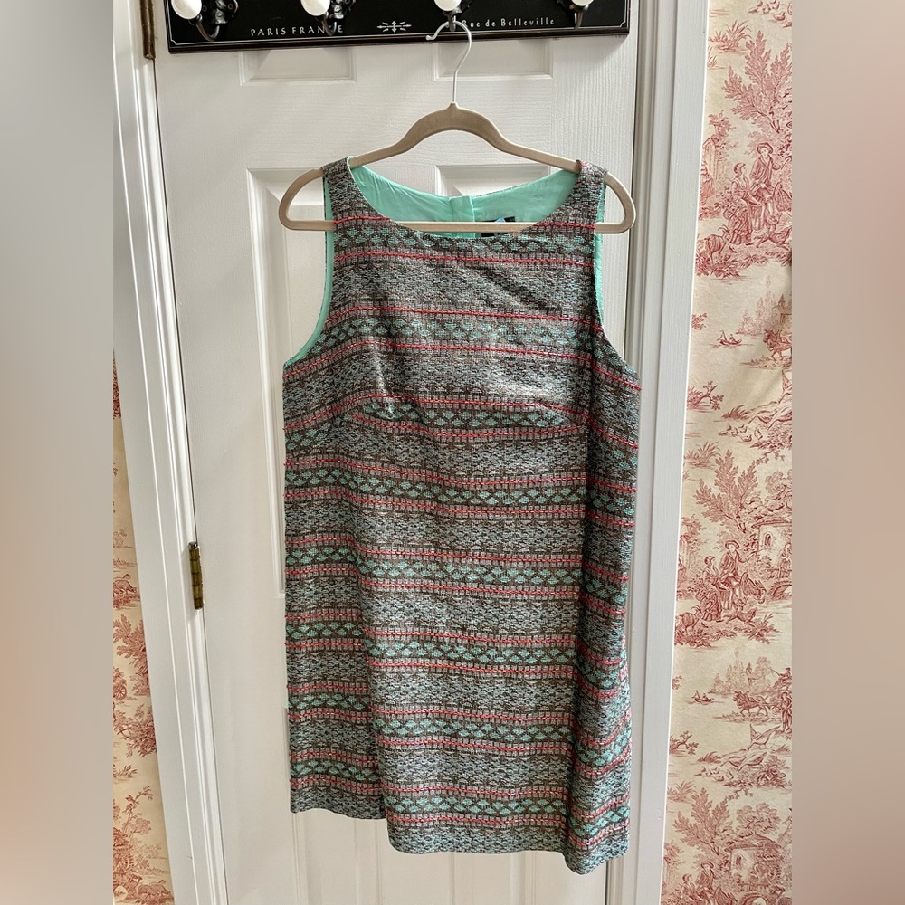 Adrianna Pappell metalic mini dress, size 16